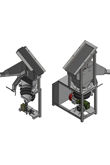 Technical drawing of jigging technology