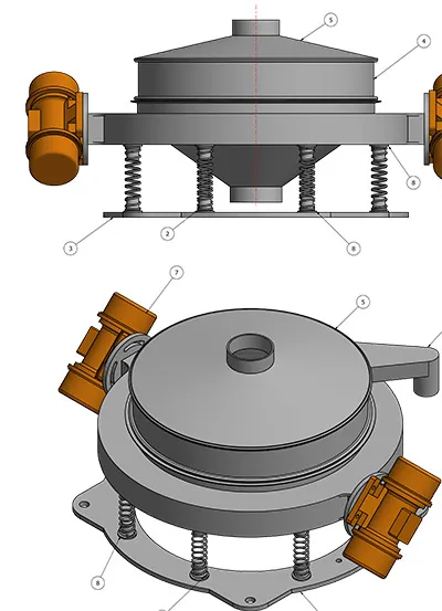 Small-scale rotary screen